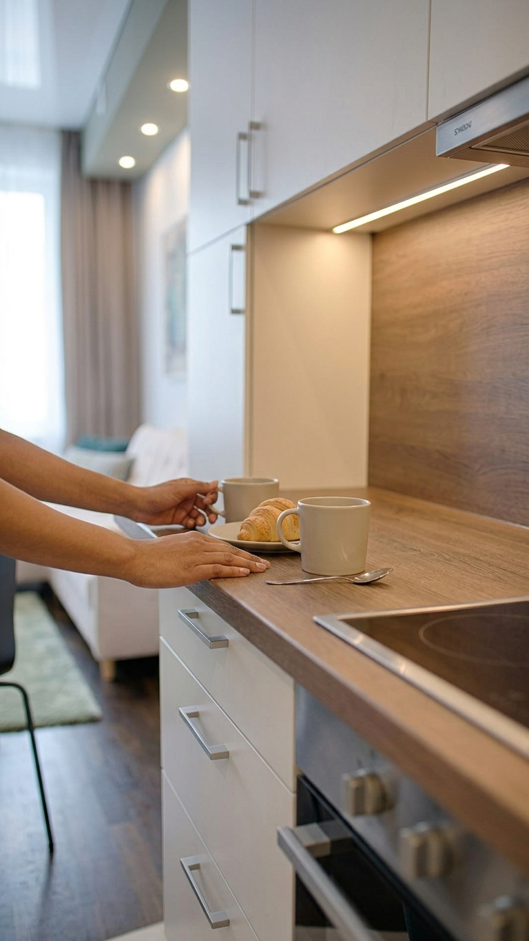 Contemporary corporate office interior with glass partitions and modern design